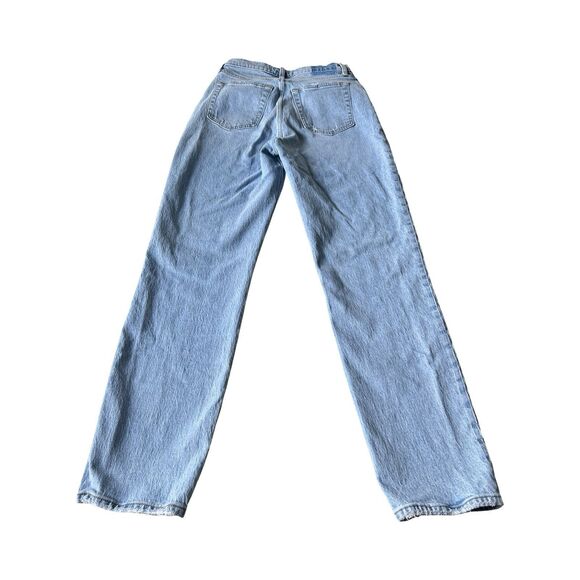 Abercrombie & Fitch Womens The Dad High Rise Curve Love Button Fly 2L/26 Long - Picture 5 of 5